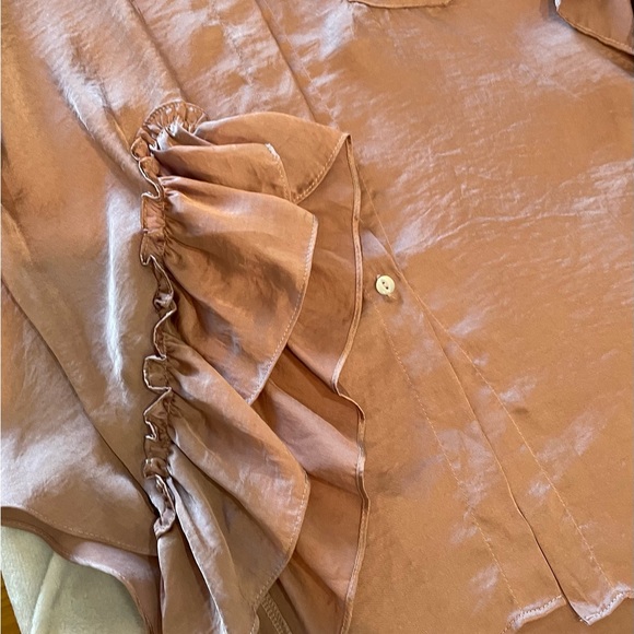NWT Misa Maryn Ruffle Blouse - Picture 10 of 14